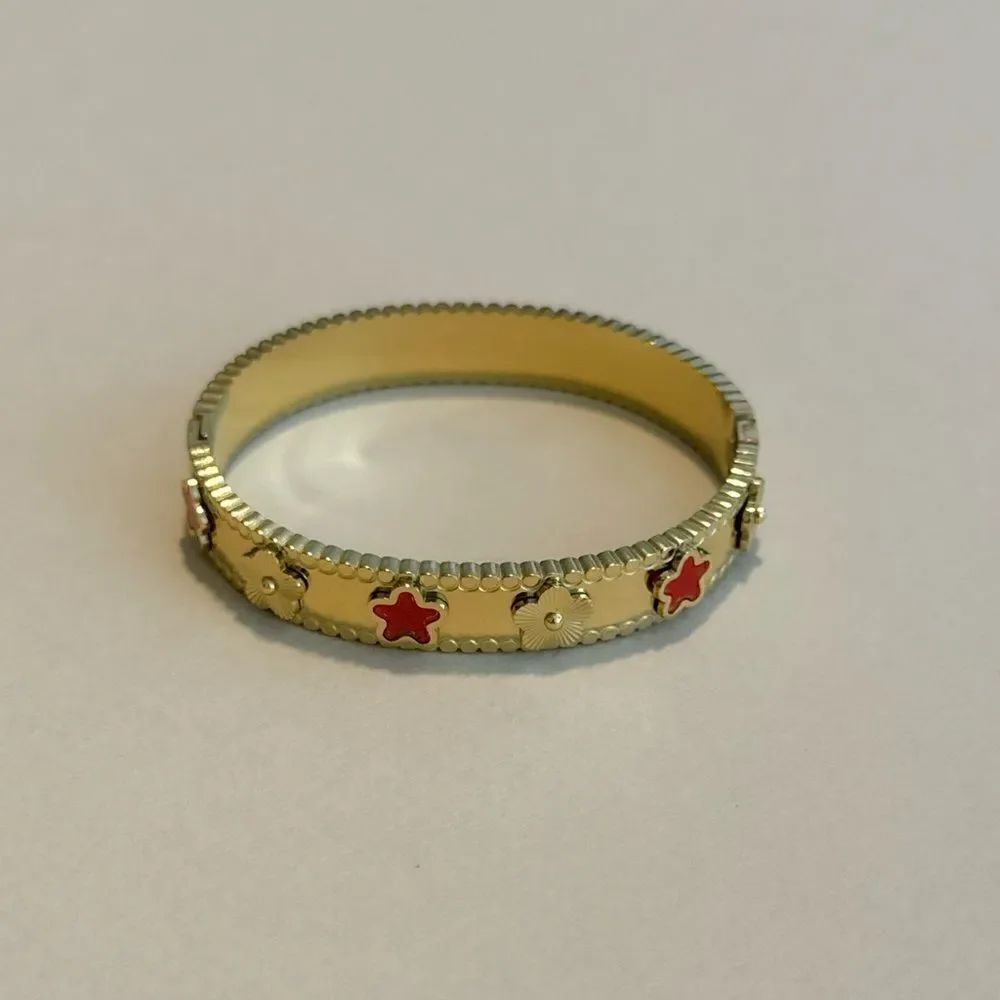 Flower bangle M810 - Picture 2 of 5